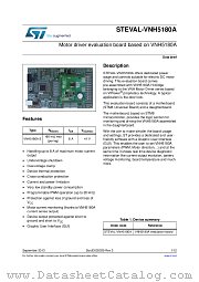 STEVAL-VNH5180A datasheet pdf ST Microelectronics