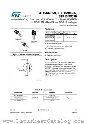 STP15NM65N datasheet pdf ST Microelectronics