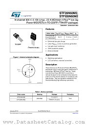 STFI28N60M2 datasheet pdf ST Microelectronics