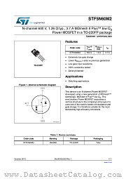 STF5N60M2 datasheet pdf ST Microelectronics
