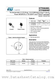 STF9N60M2 datasheet pdf ST Microelectronics