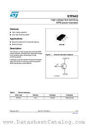 STFN42 datasheet pdf ST Microelectronics