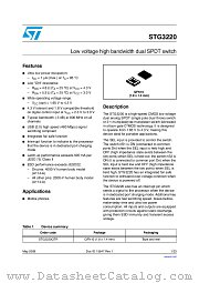 STG3220QTR datasheet pdf ST Microelectronics