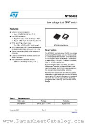 STG3482 datasheet pdf ST Microelectronics