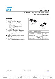 STG3684A datasheet pdf ST Microelectronics
