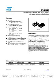 STG3856 datasheet pdf ST Microelectronics