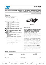 STG4159 datasheet pdf ST Microelectronics