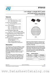 STG5123 datasheet pdf ST Microelectronics