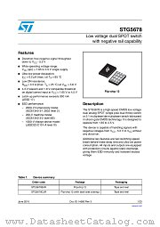 STG5678BJR datasheet pdf ST Microelectronics