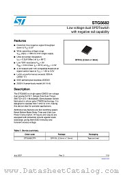 STG5682 datasheet pdf ST Microelectronics