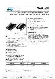 STGIPL20K60 datasheet pdf ST Microelectronics