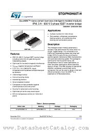 STGIPN3H60T-H datasheet pdf ST Microelectronics