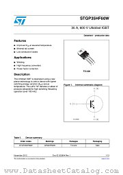 STGP35HF60W datasheet pdf ST Microelectronics