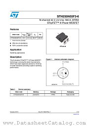 STH250N55F3-6 datasheet pdf ST Microelectronics