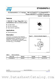 STH260N6F6-2 datasheet pdf ST Microelectronics