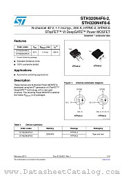 STH320N4F6-2 datasheet pdf ST Microelectronics