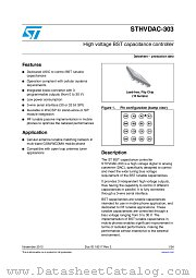 STHVDAC-303IF6 datasheet pdf ST Microelectronics
