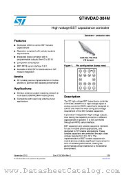 STHVDAC-304M datasheet pdf ST Microelectronics