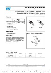 STI360N4F6 datasheet pdf ST Microelectronics