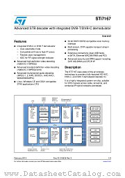 STI7167BRUD datasheet pdf ST Microelectronics