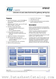 STiD127 datasheet pdf ST Microelectronics