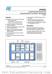 STIH251ZUD datasheet pdf ST Microelectronics
