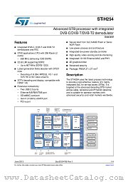 STIH254ZKBB datasheet pdf ST Microelectronics