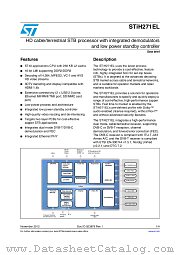 STiH271EL datasheet pdf ST Microelectronics