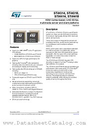 STiH314 datasheet pdf ST Microelectronics