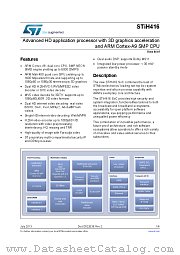 STIH416ZWA datasheet pdf ST Microelectronics