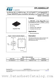 STL105NS3LLH7 datasheet pdf ST Microelectronics