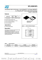 STL10DN15F3 datasheet pdf ST Microelectronics