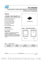 STL120N2VH5 datasheet pdf ST Microelectronics