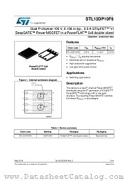 STL13DP10F6 datasheet pdf ST Microelectronics