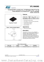 STL18N60M2 datasheet pdf ST Microelectronics