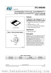 STL19N65M5 datasheet pdf ST Microelectronics