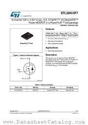 STL30N10F7 datasheet pdf ST Microelectronics