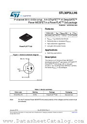 STL30P3LLH6 datasheet pdf ST Microelectronics