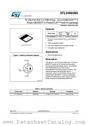 STL34N65M5 datasheet pdf ST Microelectronics