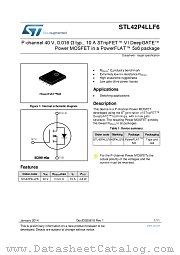 STL42P4LLF6 datasheet pdf ST Microelectronics
