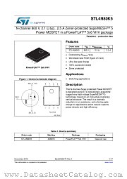 STL4N80K5 datasheet pdf ST Microelectronics