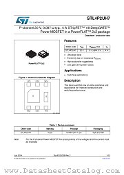 STL4P2UH7 datasheet pdf ST Microelectronics