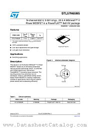STL57N65M5 datasheet pdf ST Microelectronics