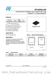 STL65N3LLH5 datasheet pdf ST Microelectronics
