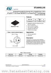 STL66N3LLH5 datasheet pdf ST Microelectronics