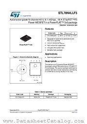STL70N4LLF5 datasheet pdf ST Microelectronics