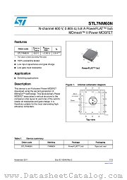 STL7NM60N datasheet pdf ST Microelectronics