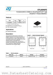 STL85N6F3 datasheet pdf ST Microelectronics