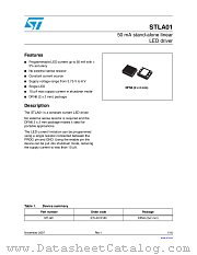 STLA01 datasheet pdf ST Microelectronics