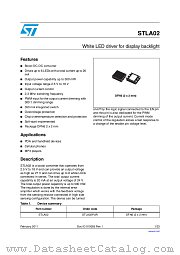 STLA02 datasheet pdf ST Microelectronics